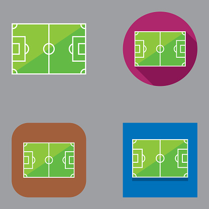 Soccer Fields Clip Art Clip Art, Vector Images & Illustrations ...