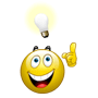 Emoticon - I got an idea... Smiley | Zaazu.com