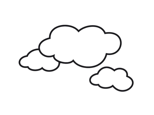 Cloud Coloring Page Printable Cloud Coloring Pages For Kids ...