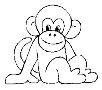 Monkey coloring pages | coloring pages hello kitty coloring pages ...