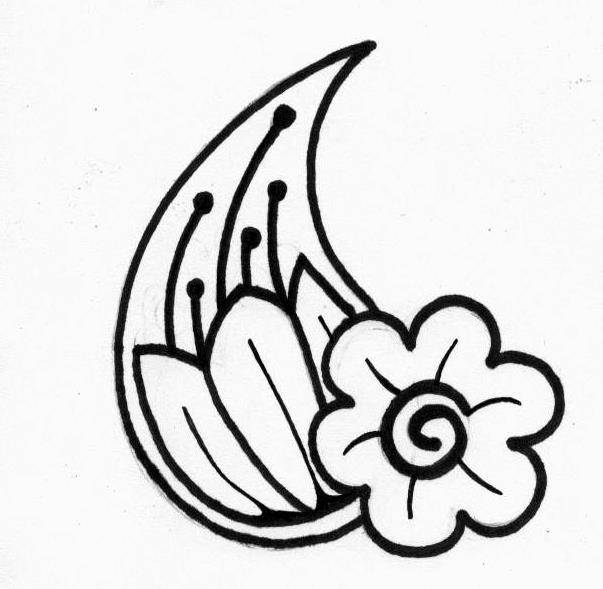 Best Photos of Henna Flower Stencils Printable - Flower Henna ...