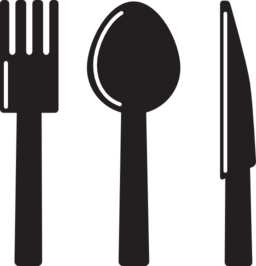 Fork and spoon clip art