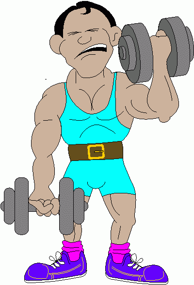 Weight Lifting Clipart