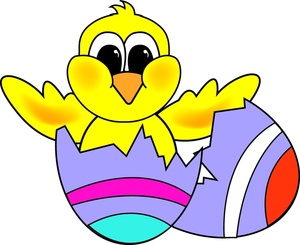 Cartoon designs easter eggs clipart image #12047