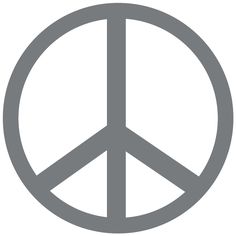 Download your free Peace Sign Stencil here. Save time and start ...