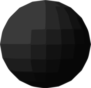 Gray sphere Disco ball - vector Clip Art