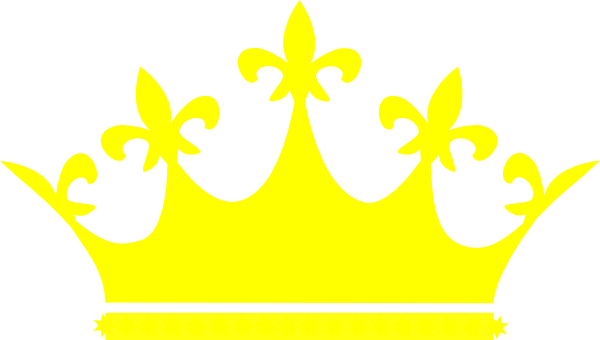 Queen Crown Logo Yellow clip art - vector clip art online, royalty ...