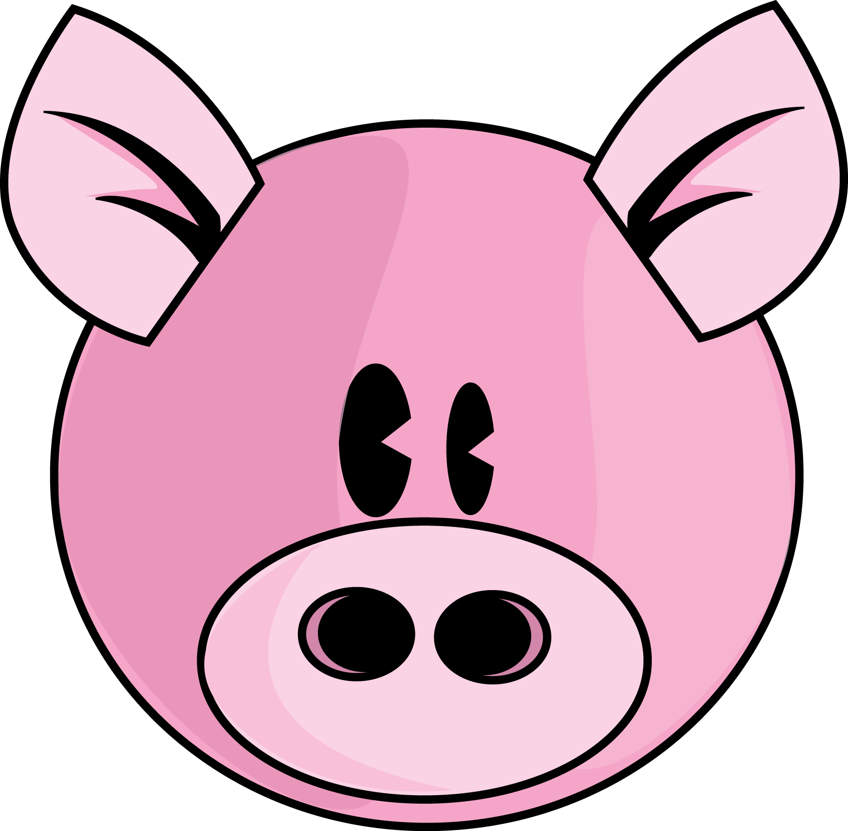 Picture Of A Pink Pig