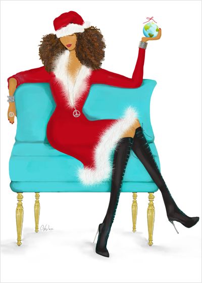 African American Christmas Art - ClipArt Best