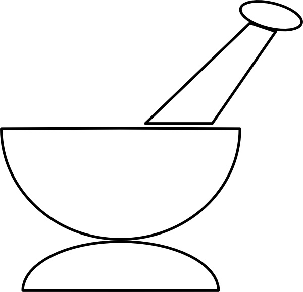 Mortar And Pestle clip art Free vector in Open office drawing svg ...