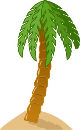 Palmtree clip art Free vector in Open office drawing svg ( .svg ...