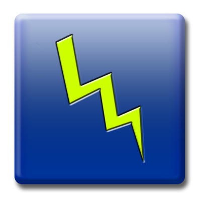 lightning icon - Value Stock Photo