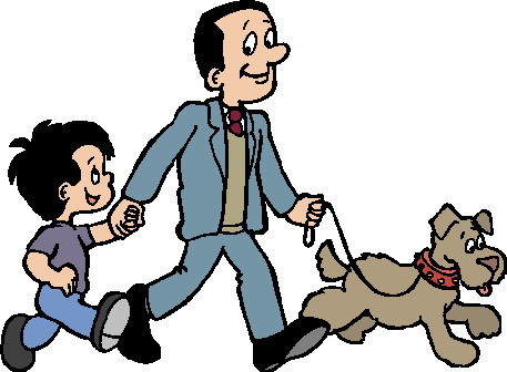 Dog Walking Clipart - ClipArt Best