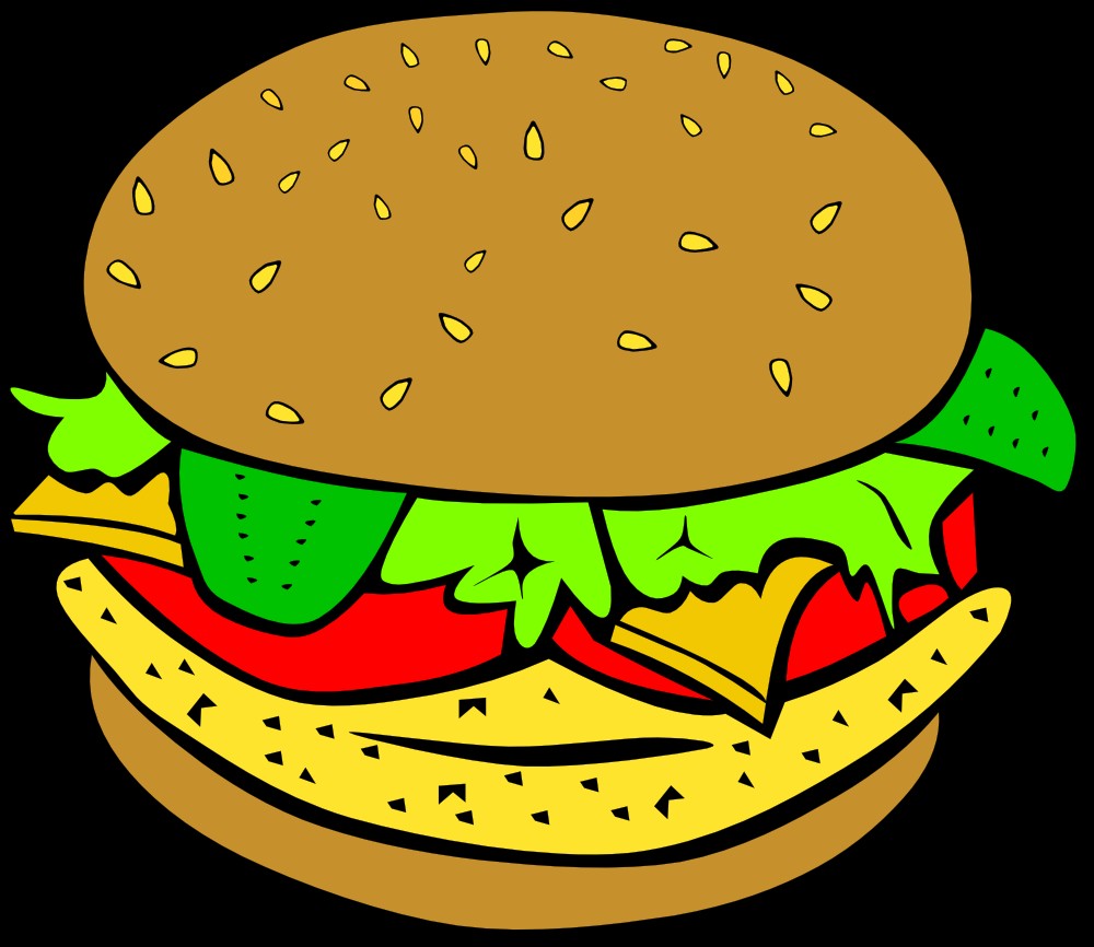 Burger Clip Art - Tumundografico