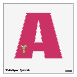 Girl Monkey Wall Decals & Wall Stickers | Zazzle