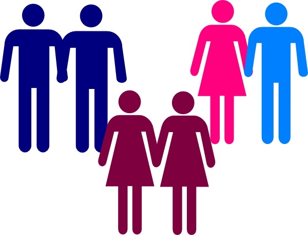 Men And Women Clipart