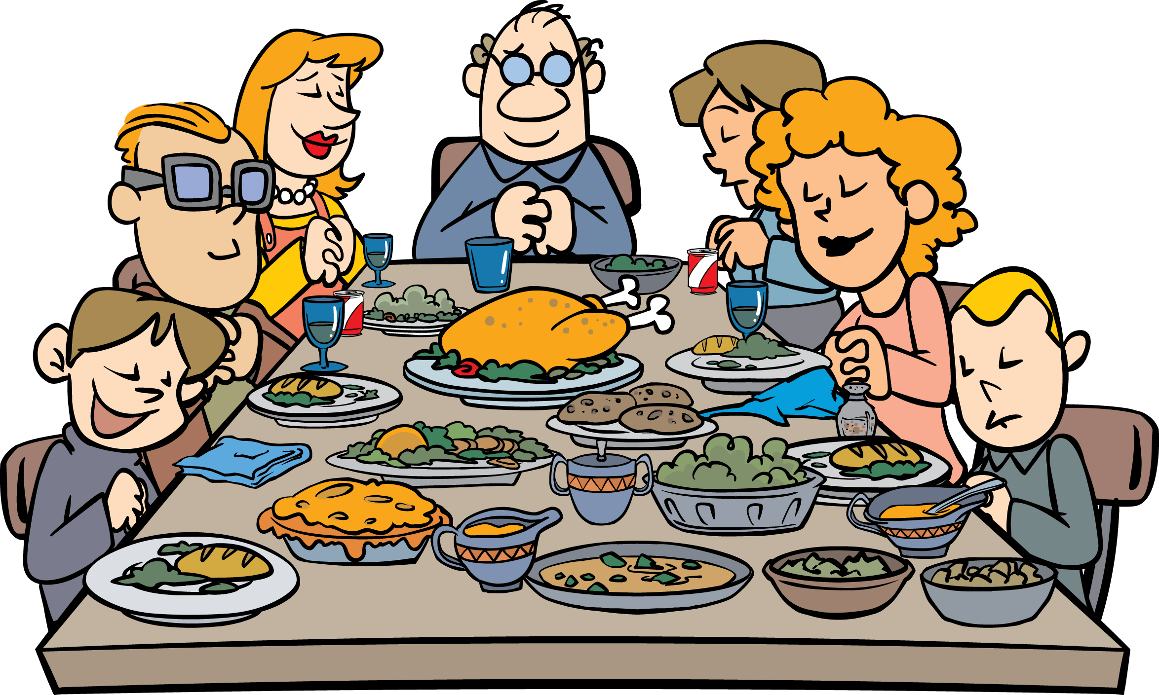 Hanging Out With Family Cartoon 45930 | DFILES