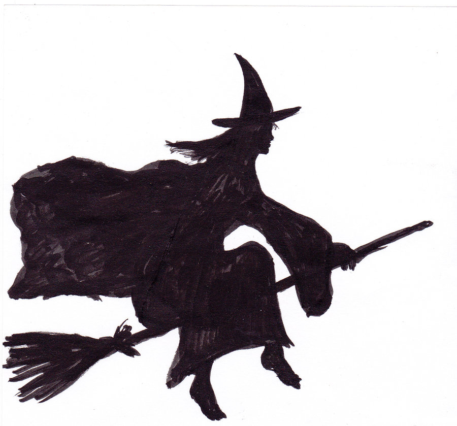 Witch On A Broomstick By DesperateMe On DeviantART