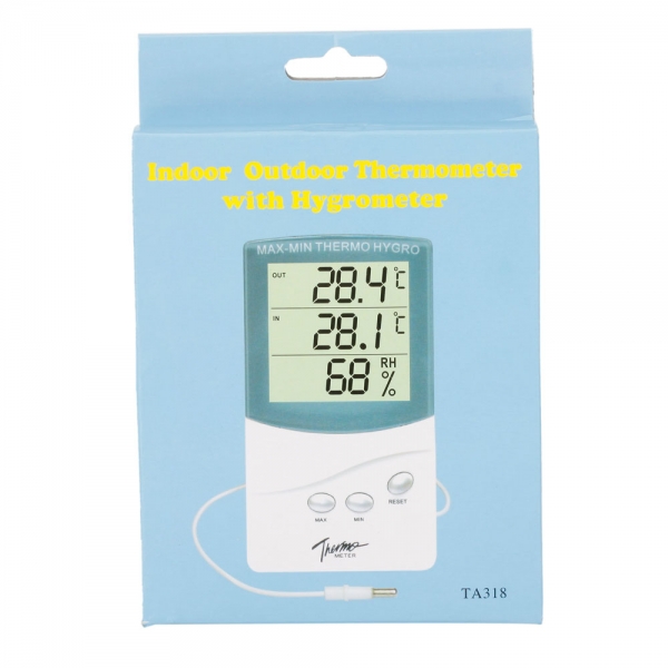 LCD Digital Indoor and Outdoor Thermometer and Humidity Meter for ...