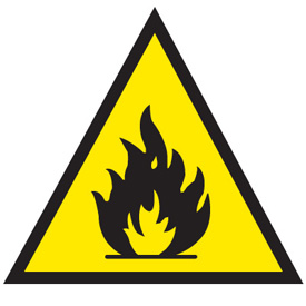 International Safety Symbol Labels - Flammable Materials | Seton ...