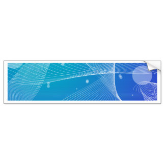 Wavy Line Bumper Stickers - Car Stickers | Zazzle