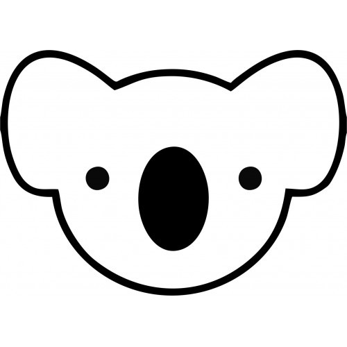 Cartoon Kola Bear Face - ClipArt Best