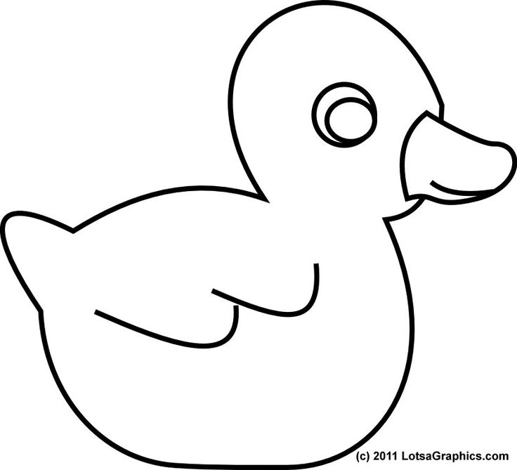 Best Photos of Duck Outline Template - Duck Outline Clip Art ...