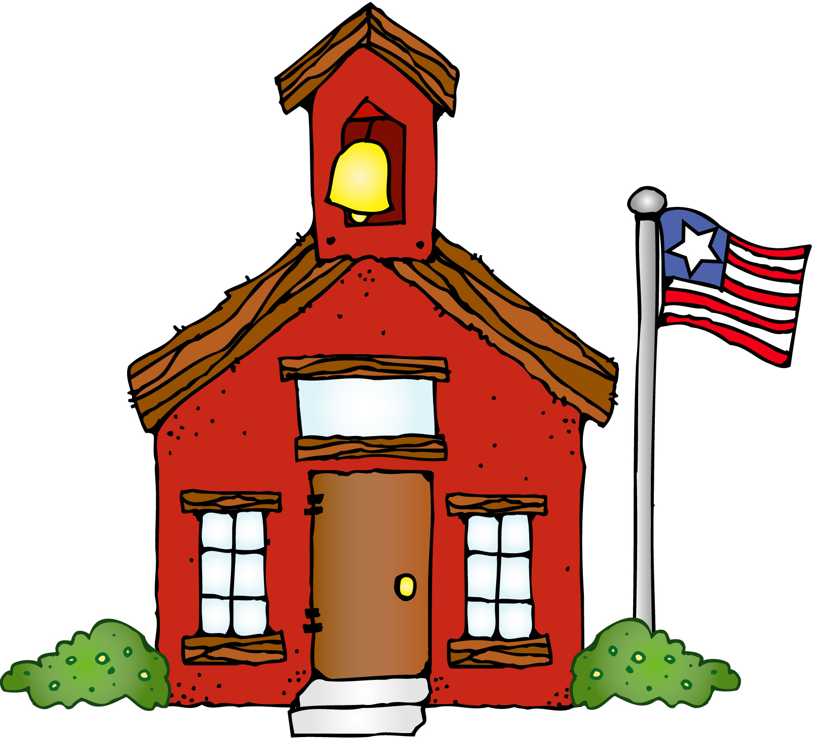 Free Schoolhouse Clipart Image - 14350, Schoolhouse Clipart ~ Free ...