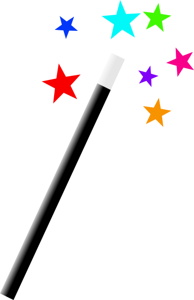 Magic Wand clip art Free Vector