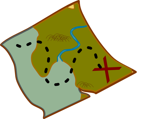 Clip art of map