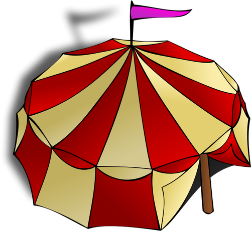 Vector clip art of role play game map icon for a circus tent ...