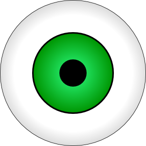 Monster eyes clipart