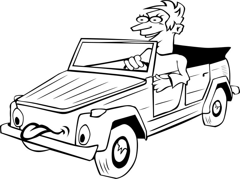 Cartoon Convertible Car - ClipArt Best