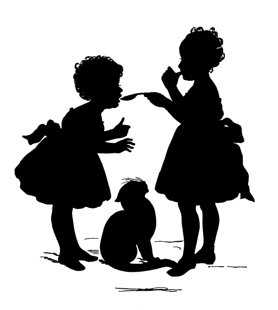 Alice In Wonderland Silhouette Clip Art