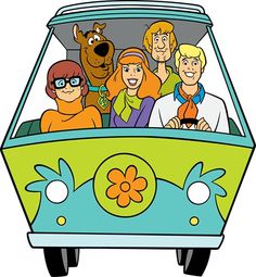 Scooby doo van clipart