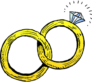 Interlocking Wedding Rings Clip Art Clipart Best