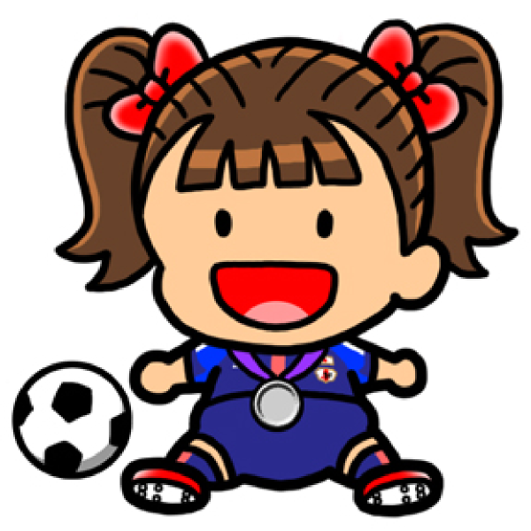 Girl Football Player Clipart