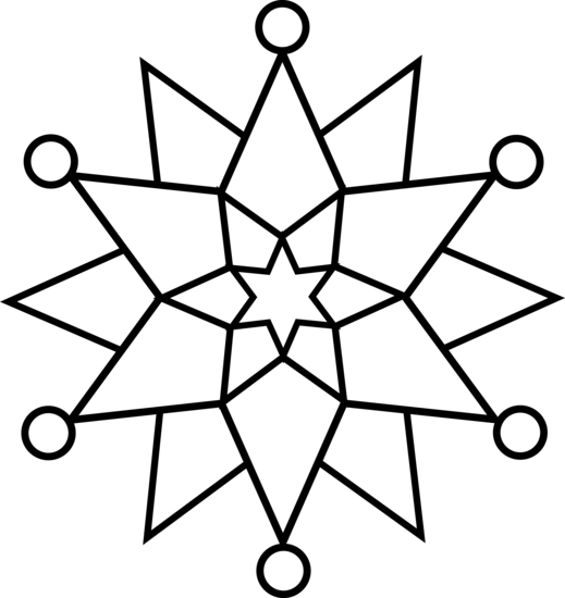 Best Photos of Snowflake Line Drawing - Simple Snowflake Clip Art ...