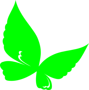 Green.butterfly.lemon Clip Art - vector clip art ...