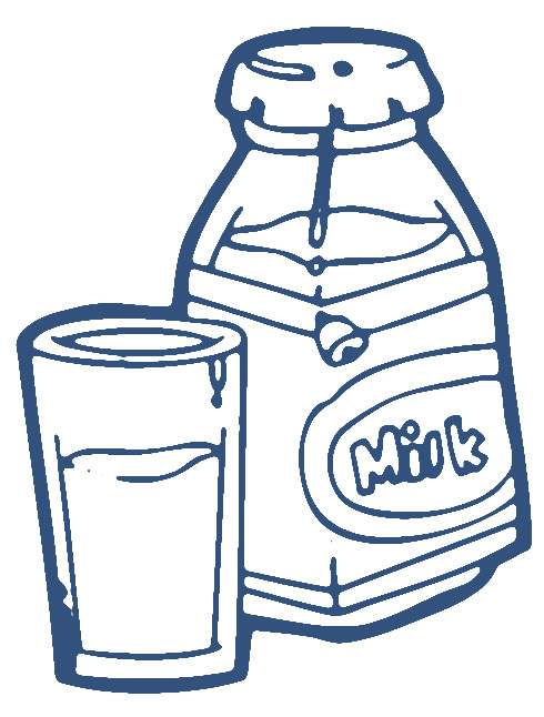 Clip Art Milk - Tumundografico
