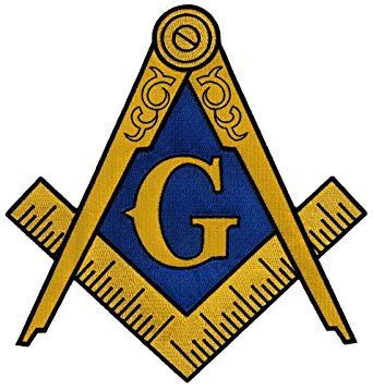 Amazon.com: Masonic Logo Large Patch Embroidered Iron-On Freemason ...