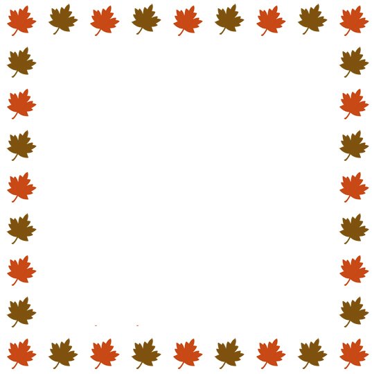 Leaf clip art borders