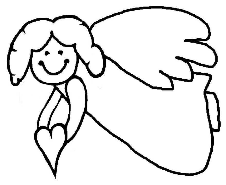 Angel Wings Template Free Clipart - Free to use Clip Art Resource