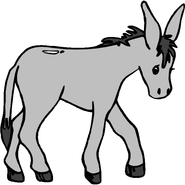 Clipart donkey pictures