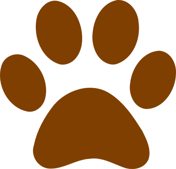 Cartoon Paw Prints Clipart - Free to use Clip Art Resource