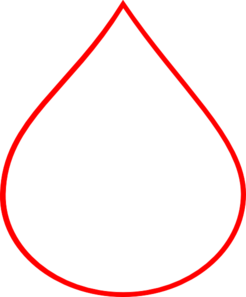 Blood drop clipart