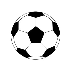 Simple Cartoon Soccer Ball - Polyvore