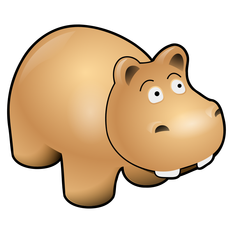 hippopotamus clipart #hippopotamus01_Vector_Clipart | 102 Hippo ...