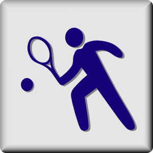 Hotel Icon Tennis clip art Free Vector