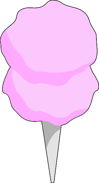 Pink Cotton Candy Clip Art - vector clip art online ...